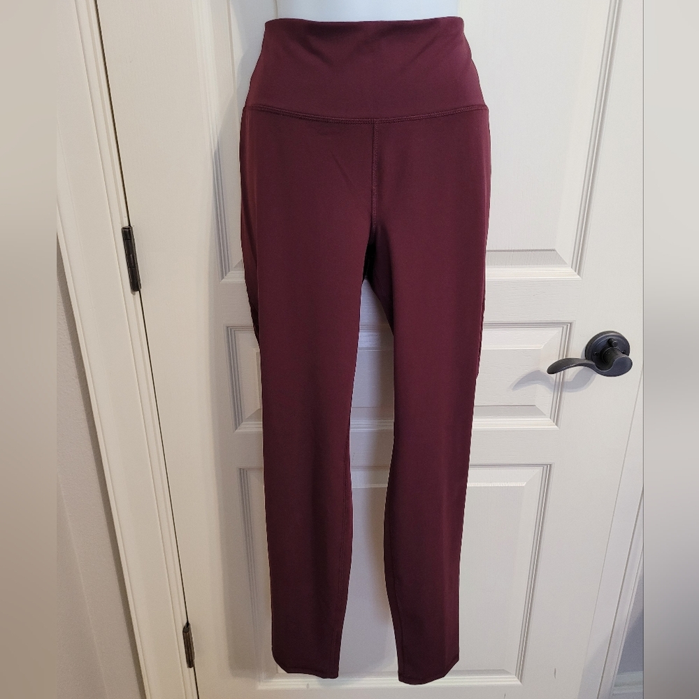 Avia Leggings, Maroon, Sz L, EUC